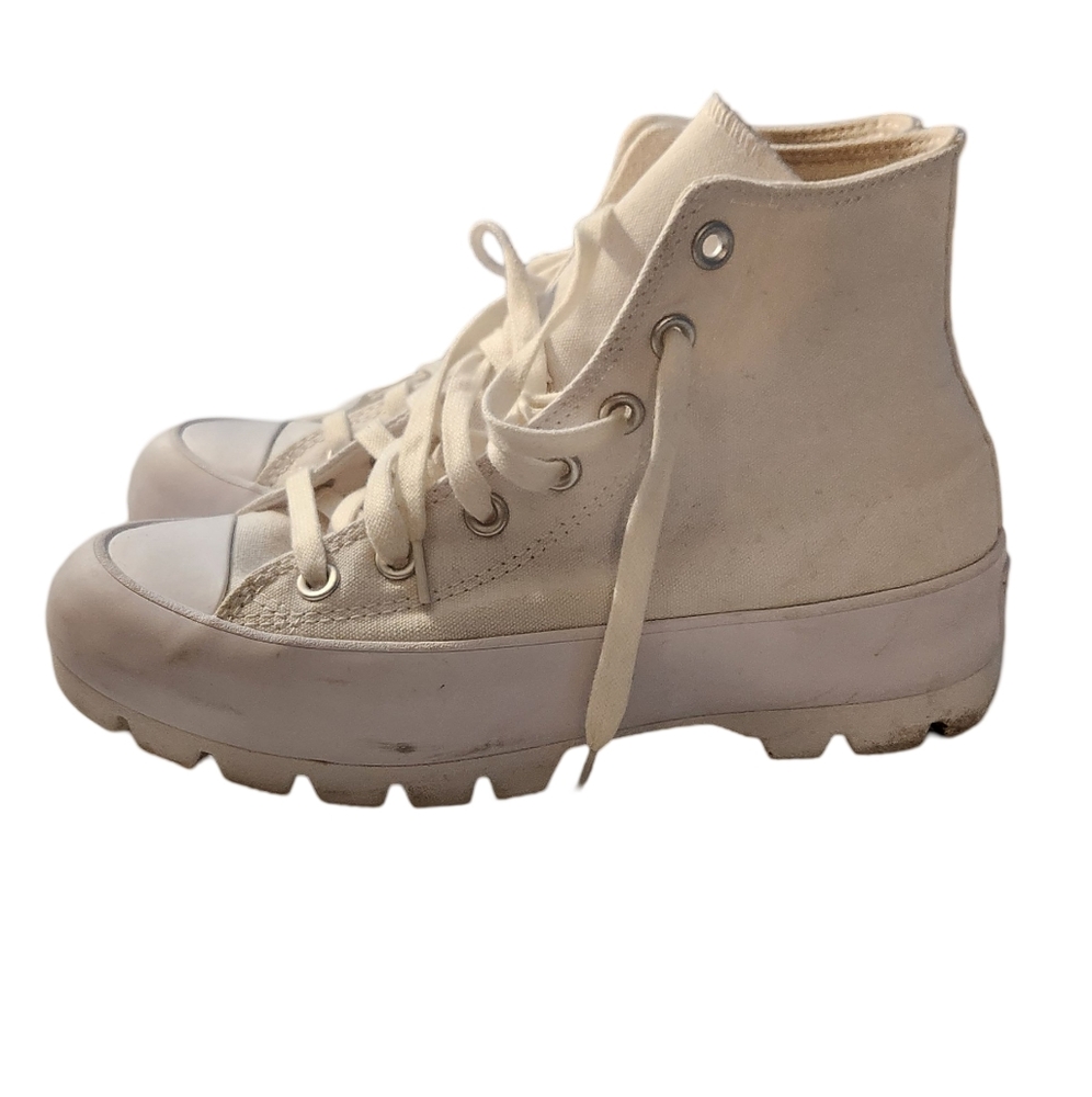 HP! Converse white platform shoes - Picture 3 of 9